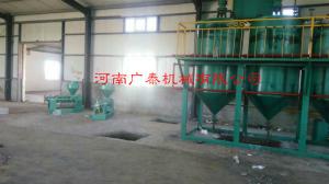 新疆塔城倪總榨油、精煉設(shè)備安裝
